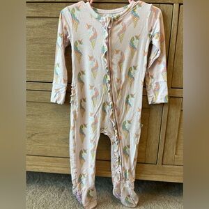 Posh Peanut Unicorn Ice cream Onesie - 12-18 Mo